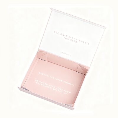 High-end luxe kledingpakket op maat Eco-vriendelijk Magnetisch vouwbaar geschenkpapier dozen voor ondergoed