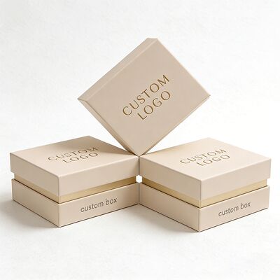 Op maat gemaakte stevige kartonnen papieren dozen met deksel en bodem, pluche poppen van papier, luxe verpakkingsgeschenkdozen