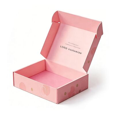 Gepersonaliseerd logo Druk milieuvriendelijk Cosmetisch Parfum Papier Verpakkingsdozen Verzending Geaffineerd Karton Mailerdoos