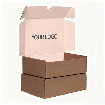 Gepersonaliseerde logo mailerbox golfvormige verzendverpakkingsdoos voor e-commerceproducten