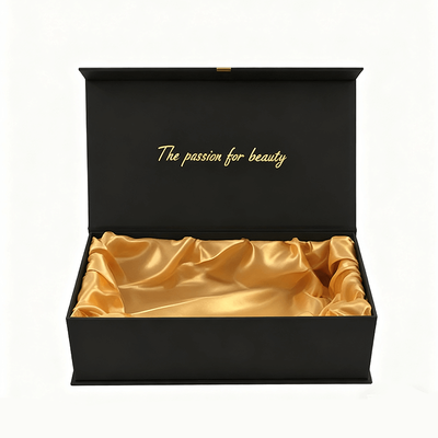 Eco-vriendelijke luxe cadeau doos Kunstpapier Magnetische flap deksel doos Verpakkingsdozen Papierdozen met inzetstukken