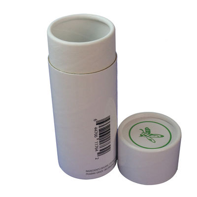 Herbruikbare en stijlvolle papieren buis cadeaubon Warm stempelen met stickers Custom logo