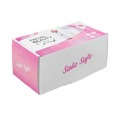 Roze herbruikbare platte verpakkingsdozen voor elektrische reinigingsgereedschapskits