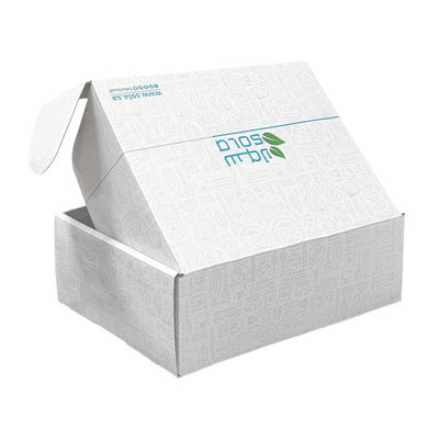 Gepersonaliseerd Kraftpapier Karton Kleding Verpakking Karton Postverzending Verhuizing verzending Gekrompen dozen met ritsband