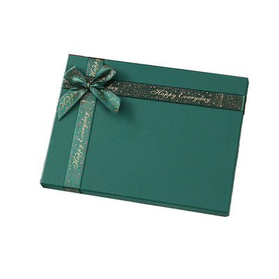 Aangepaste kerstcadeau doos grote deksel bodemdoos verpakking boog feestband luxe unieke feest feest cadeau doos