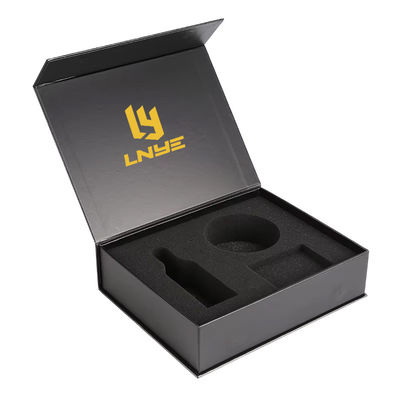 Fabriek Groothandel Custom logo Zwarte magneet Magnetische luxe verpakking Opvouwbaar papier Bedrijfscadeau doos