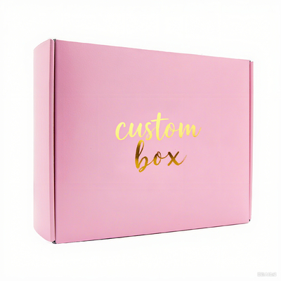 Groothandel Recyclebaar gegolfd papier Cosmetische mailerbox Opvouwbare e-commerce verzenddozen voor parfum wimpers Matt lamineering