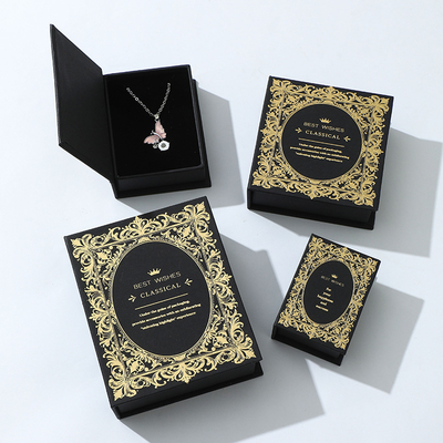 Groothandel Op Maat Gemaakte Luxe Ketting- en Oorbellen Magneetdoos Sieraden Opbergdoos