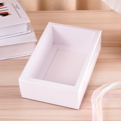 Aangepaste High-End Verpakkingdozen Kraftpapier Ladesdoos met Transparante PET-Venster