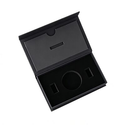 Custom Luxury Black Magnetic Folding Gift Box voor Juwelen Parfum iPhone Kaars Chocolade