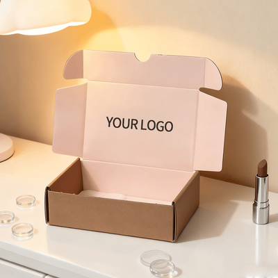 Gepersonaliseerde logo mailerbox golfvormige verzendverpakkingsdoos voor e-commerceproducten